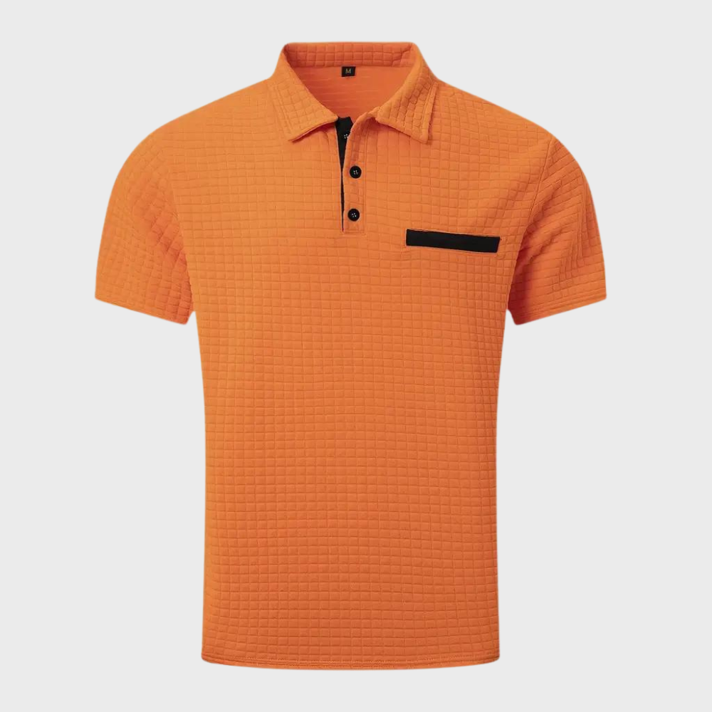 Oskar – Stylish Short Sleeve Polo Shirt - Image 10