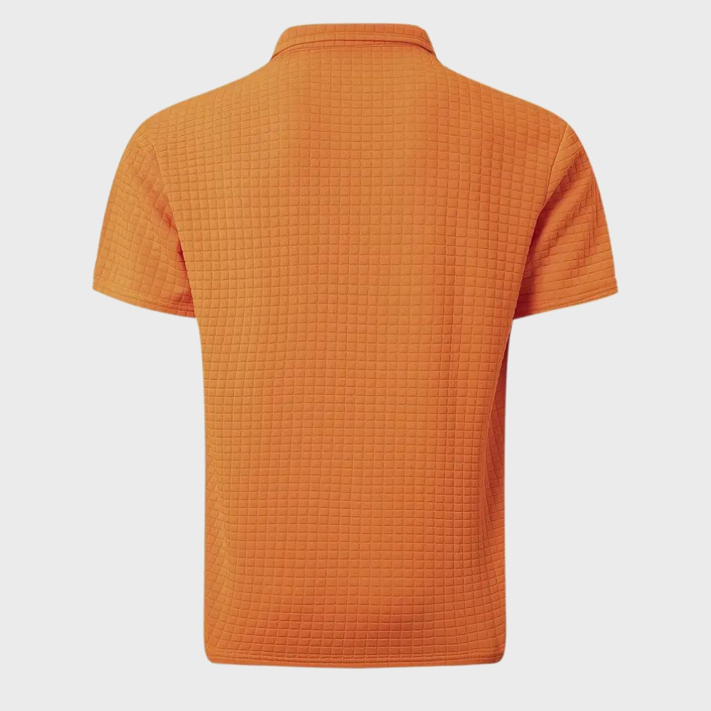 Oskar – Stylish Short Sleeve Polo Shirt - Image 16