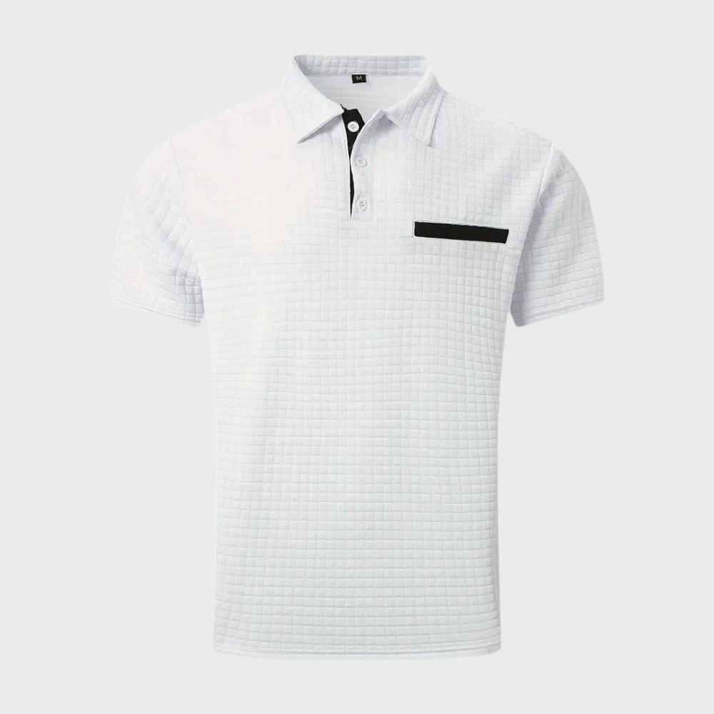 Oskar – Stylish Short Sleeve Polo Shirt - Image 11