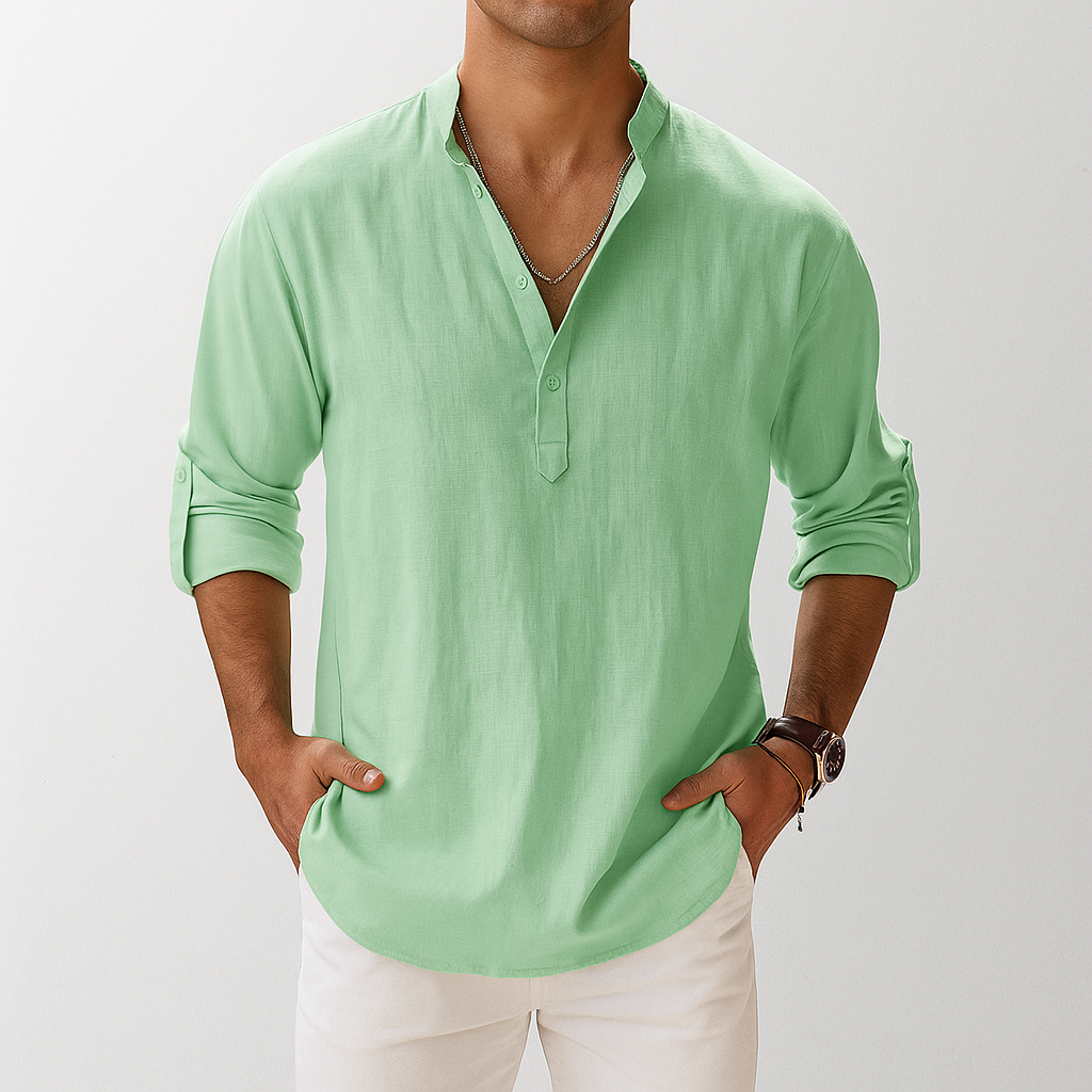 Markus – long sleeves Button-Up Shirt - Image 7
