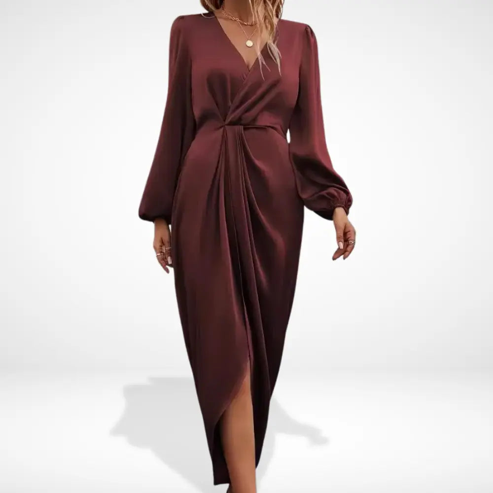 Hannah – Elegant Wrap Dress for Women - Image 5
