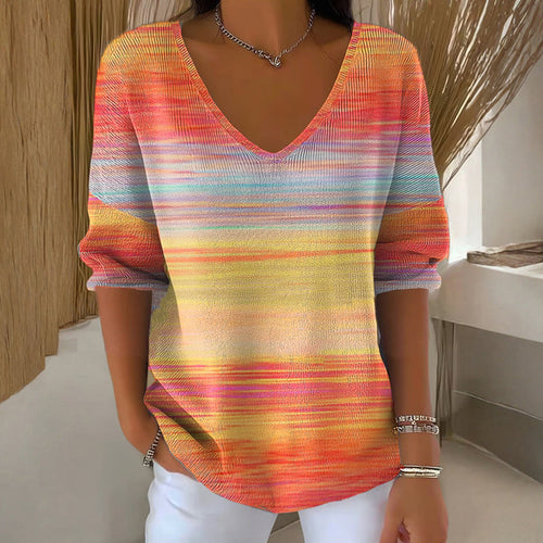 Amelie – Stylish V-Neck Blouse - Image 1