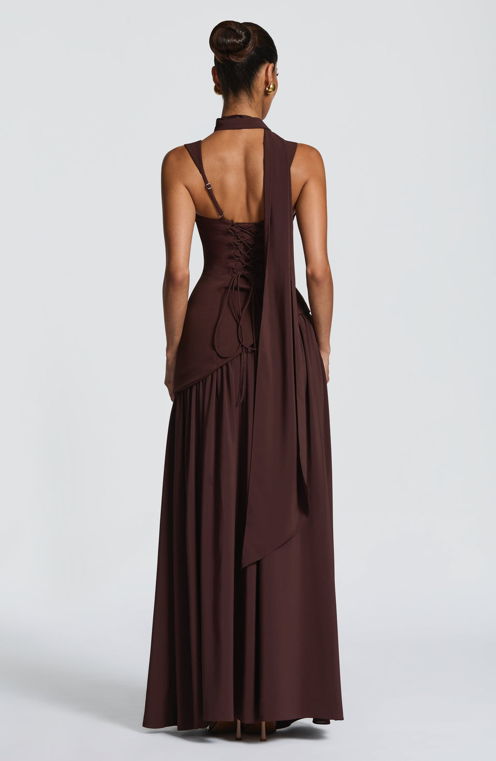 Evening Dress Women with Elegant Cut and Flowing Skirt - Image 3