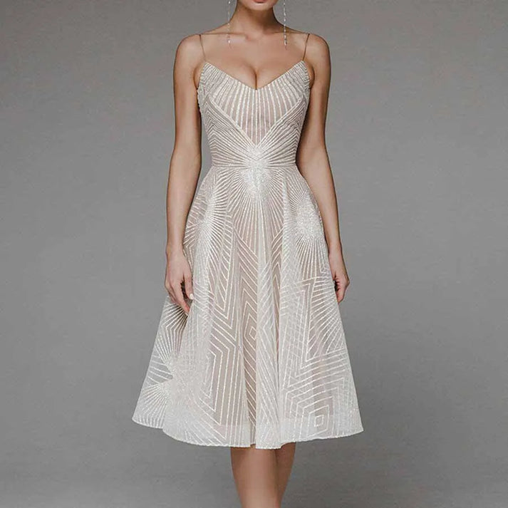 Lena – Elegant Open Back Dress - Image 1