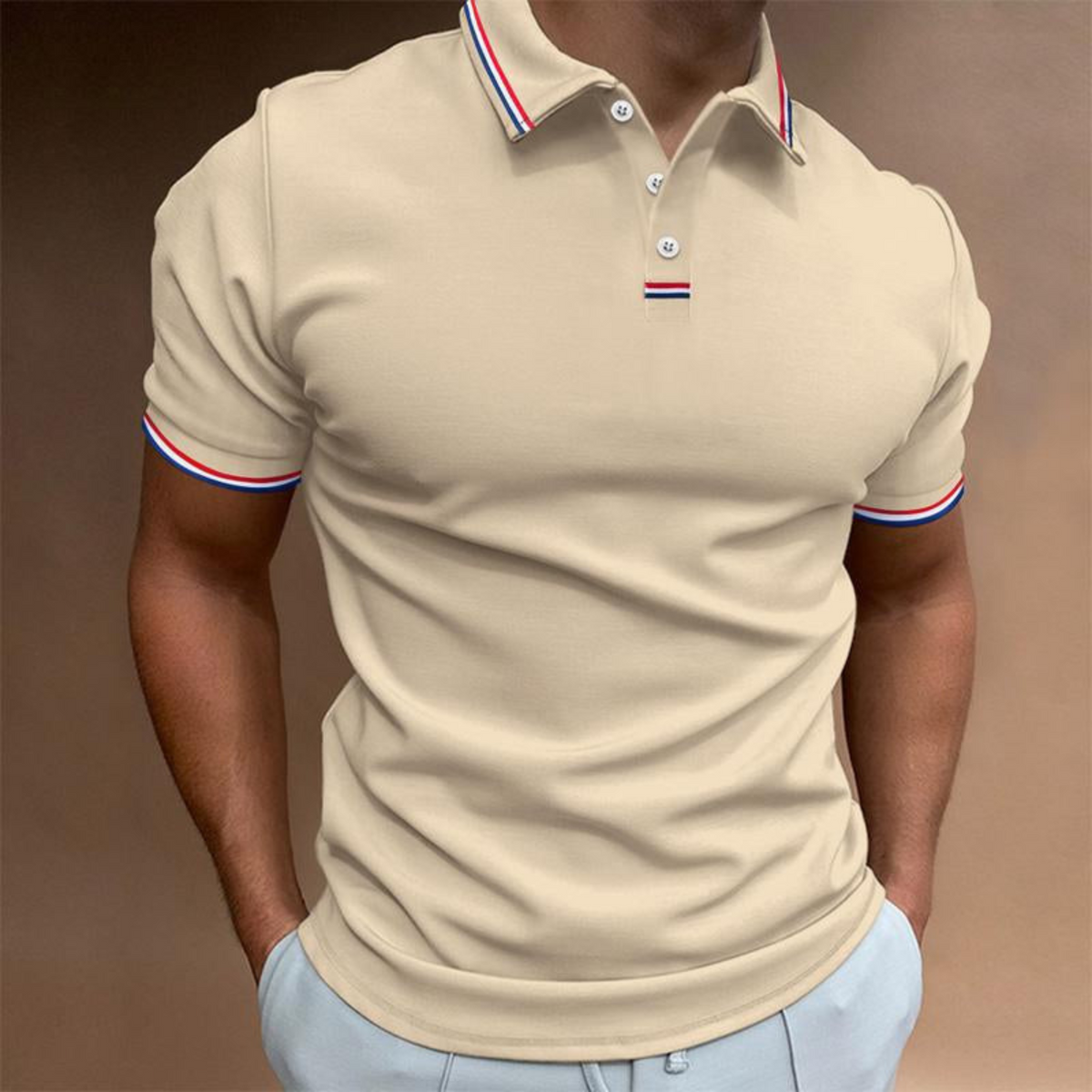 Martin – Classic Plain Polo Shirt - Image 4