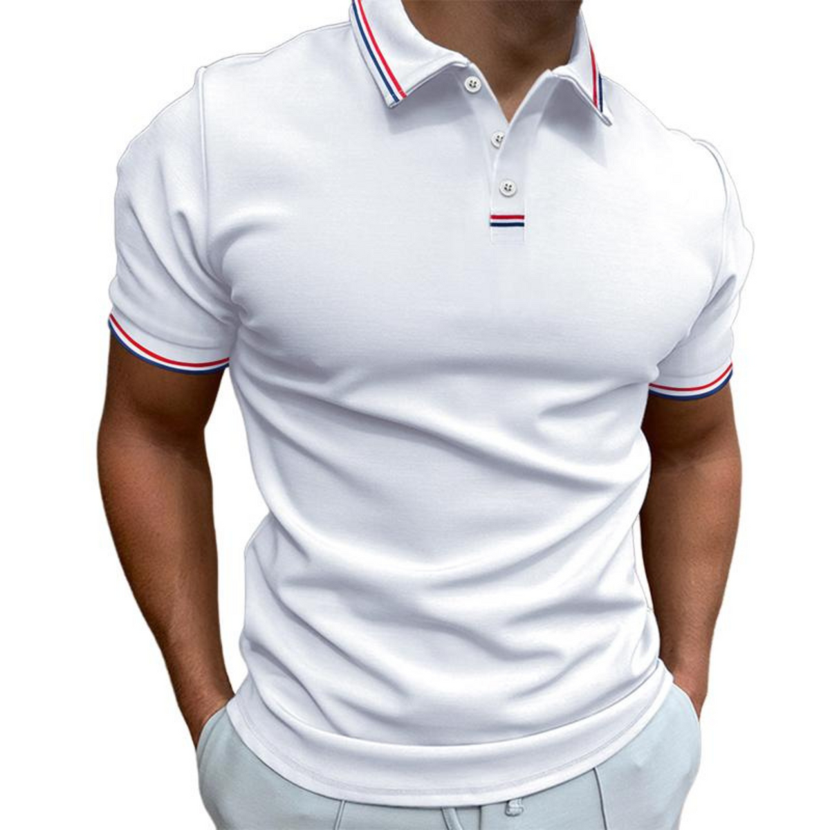 Martin – Classic Plain Polo Shirt - Image 8