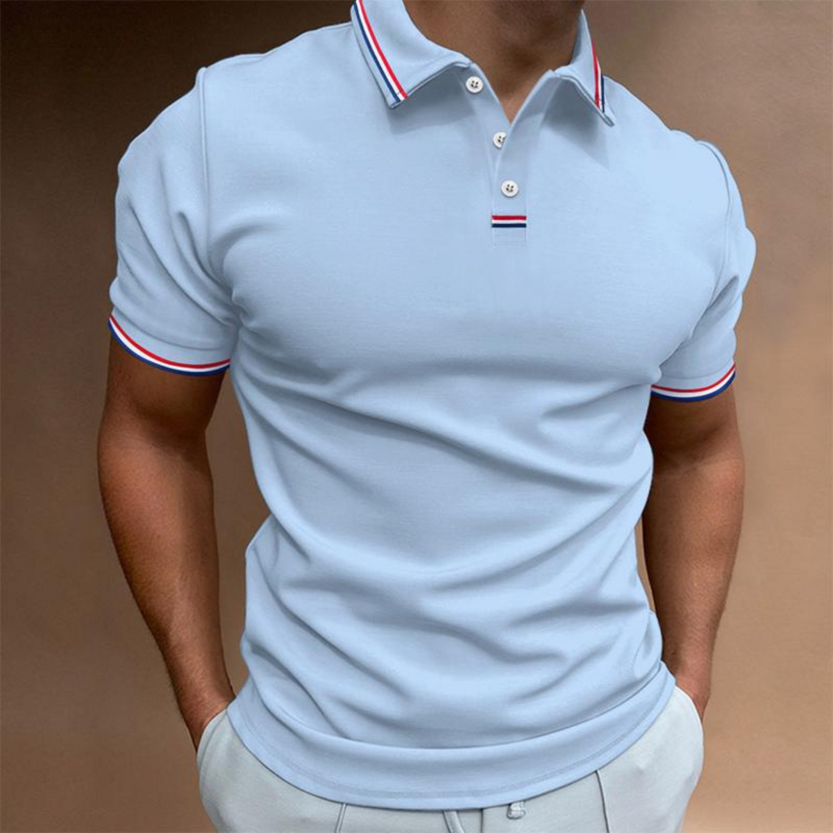Martin – Classic Plain Polo Shirt - Image 7