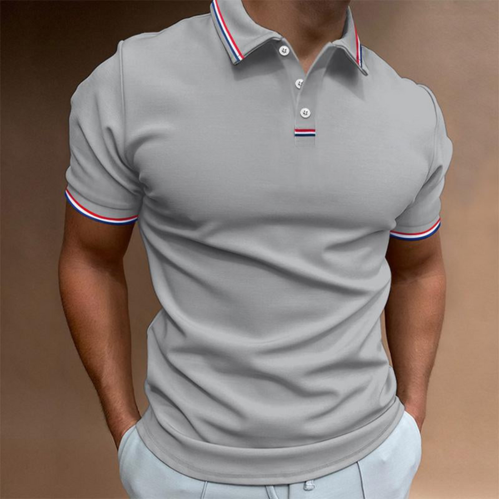 Martin – Classic Plain Polo Shirt - Image 2