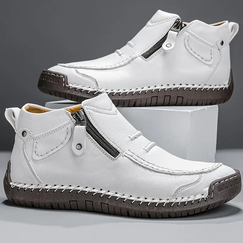 Lorenz – Slip-on Flat High Top Boots - Image 5