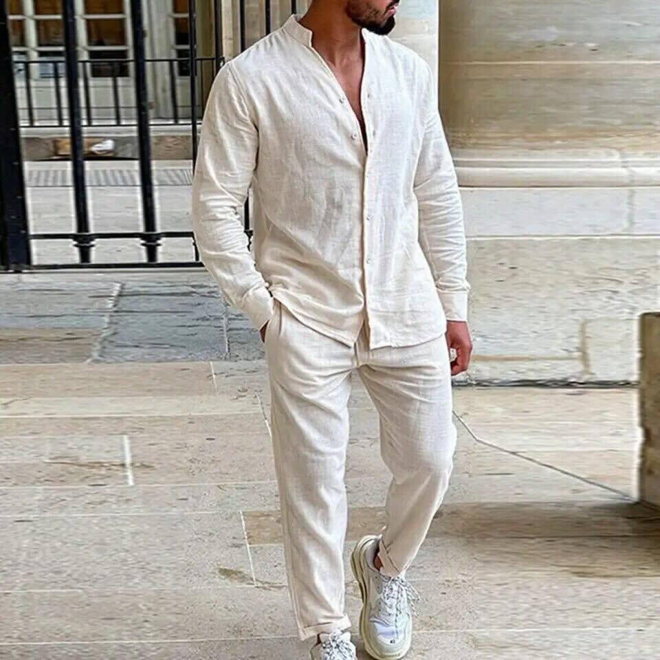 Adrian – Long Sleeves Summer Outfit - Image 1