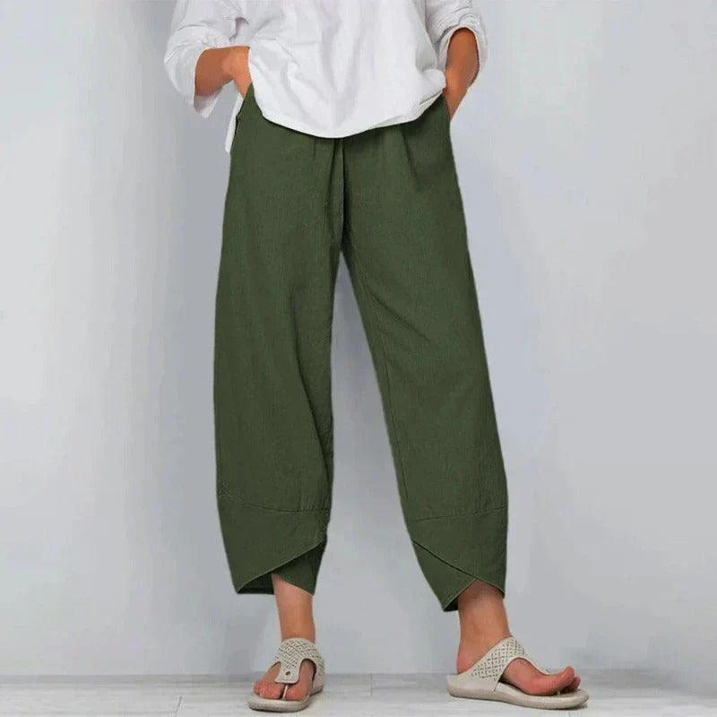 Kerstin – Cross-Hem Lantern Pants - Image 6