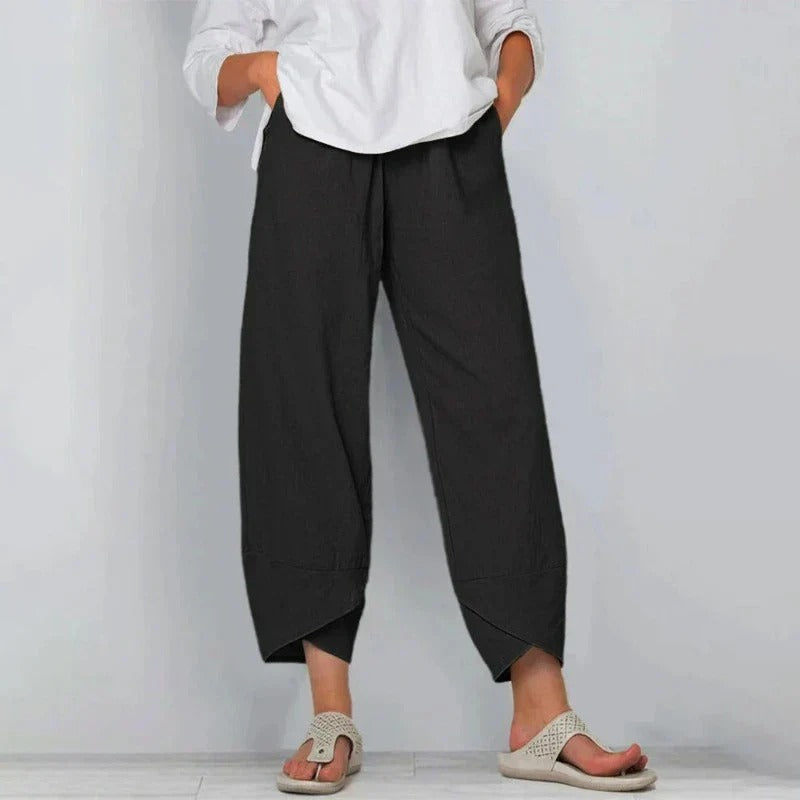Kerstin – Cross-Hem Lantern Pants - Image 2