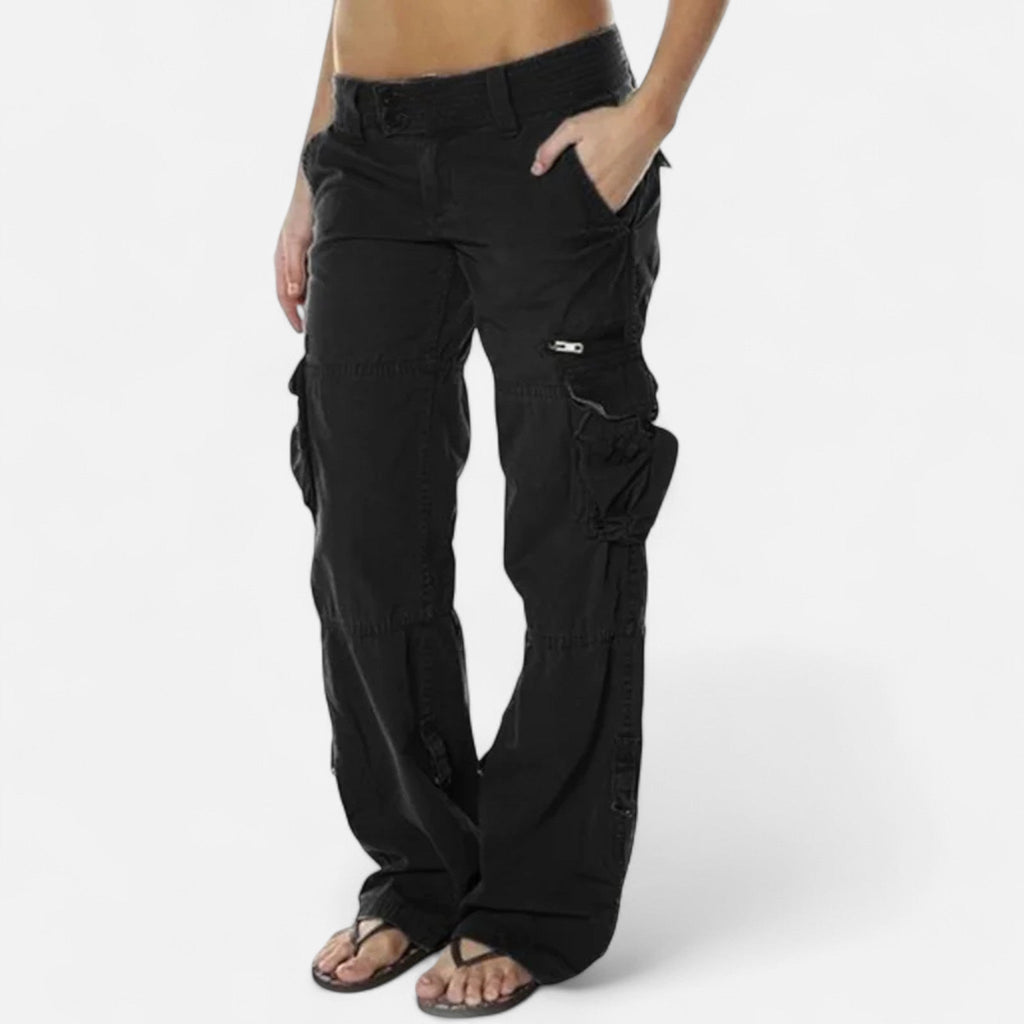 Cargo Pants Women's Relaxed Fit with Pockets - Image 7