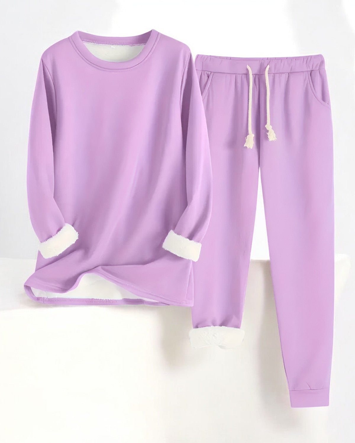 Amelia – Damski ocieplany komplet dresowy z miękką podszewką