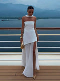 Sabine – Elegant  High-Slit Maxi Dress for Women - Image 1