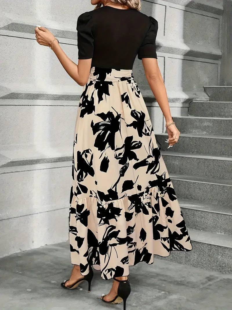 Julia – Elegant Bow-Tie Waist Maxi Dress for Women - Image 5