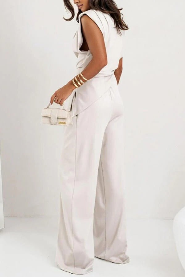 Laura – Elegant Allure Draped Two-Piece Set for Women - Image 7