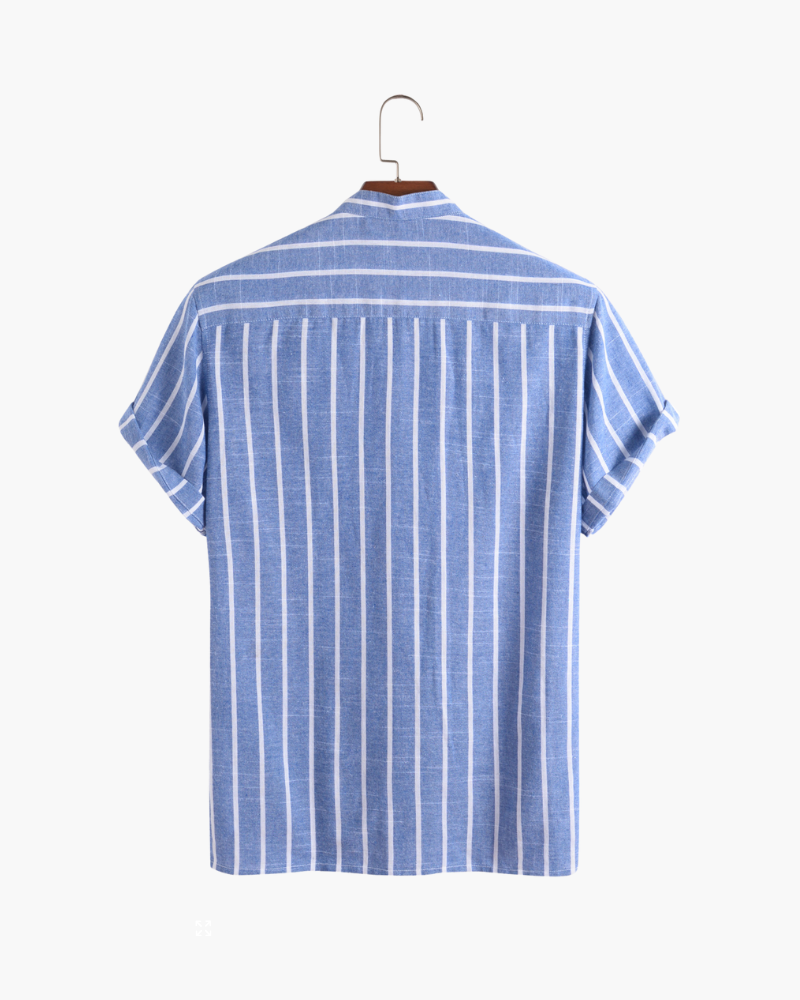 Tim – Striped Short Sleeve Shirt - Image 2