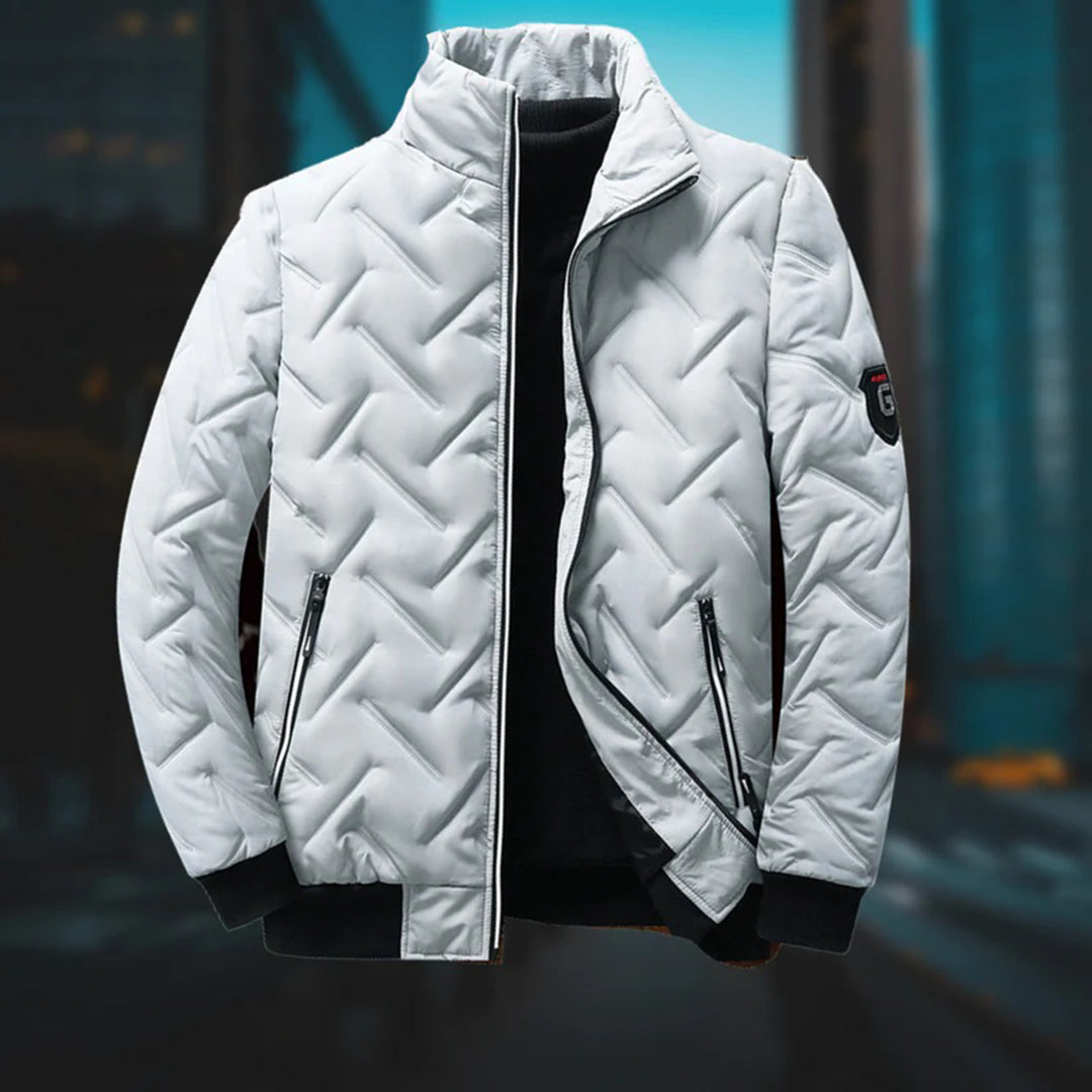 Adam – Pikowana Kurtka Męska Casual Fit polyester