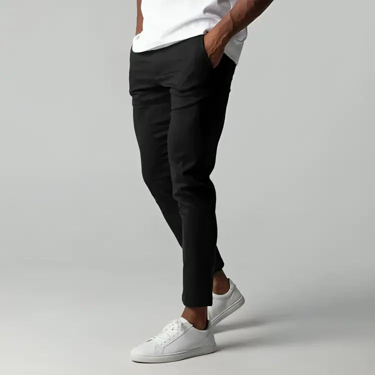 Lucas – Męskie Spodnie Slim Fit z Elastycznego Materiału