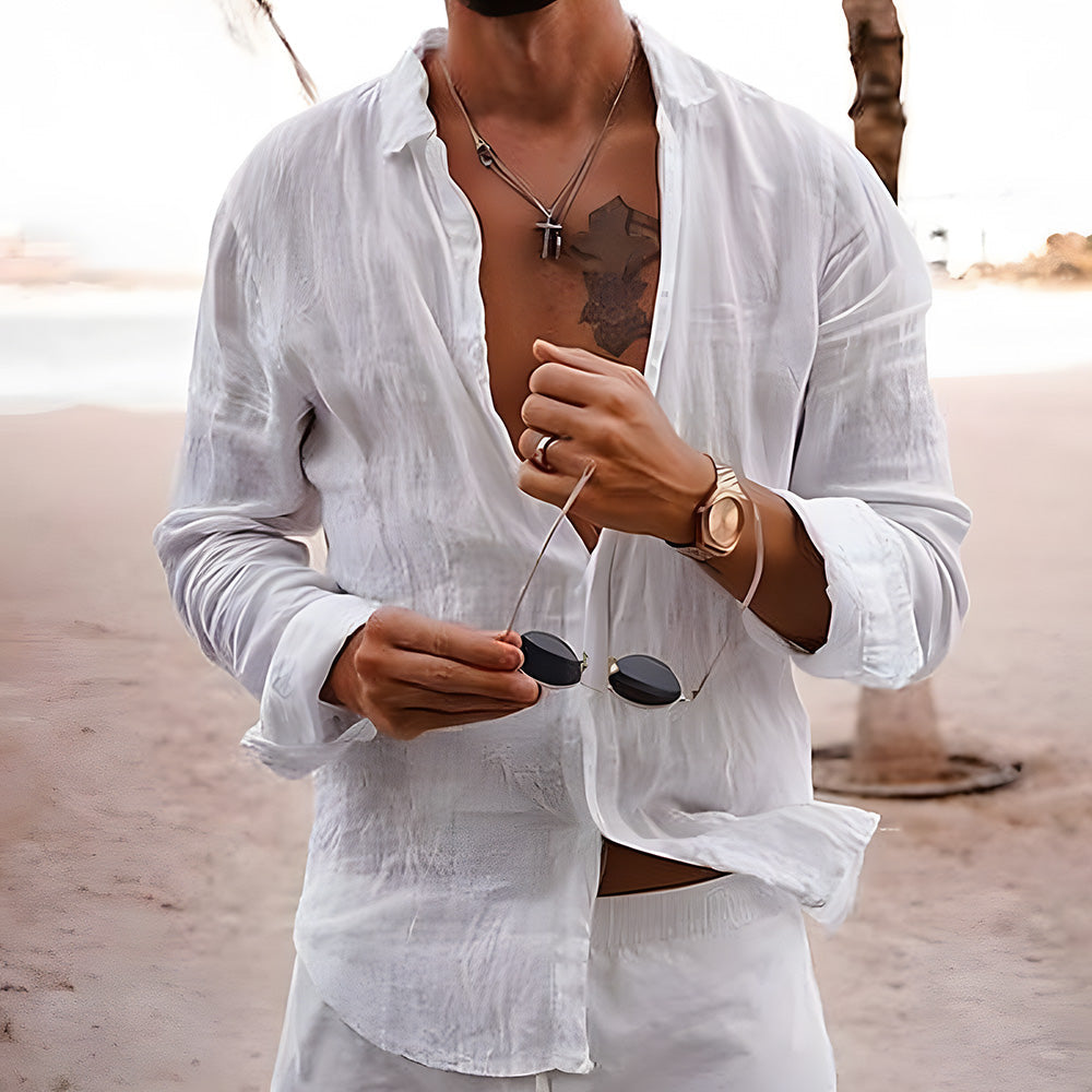 Oliver – Relaxed Fit Button-Up Shirt - Image 3