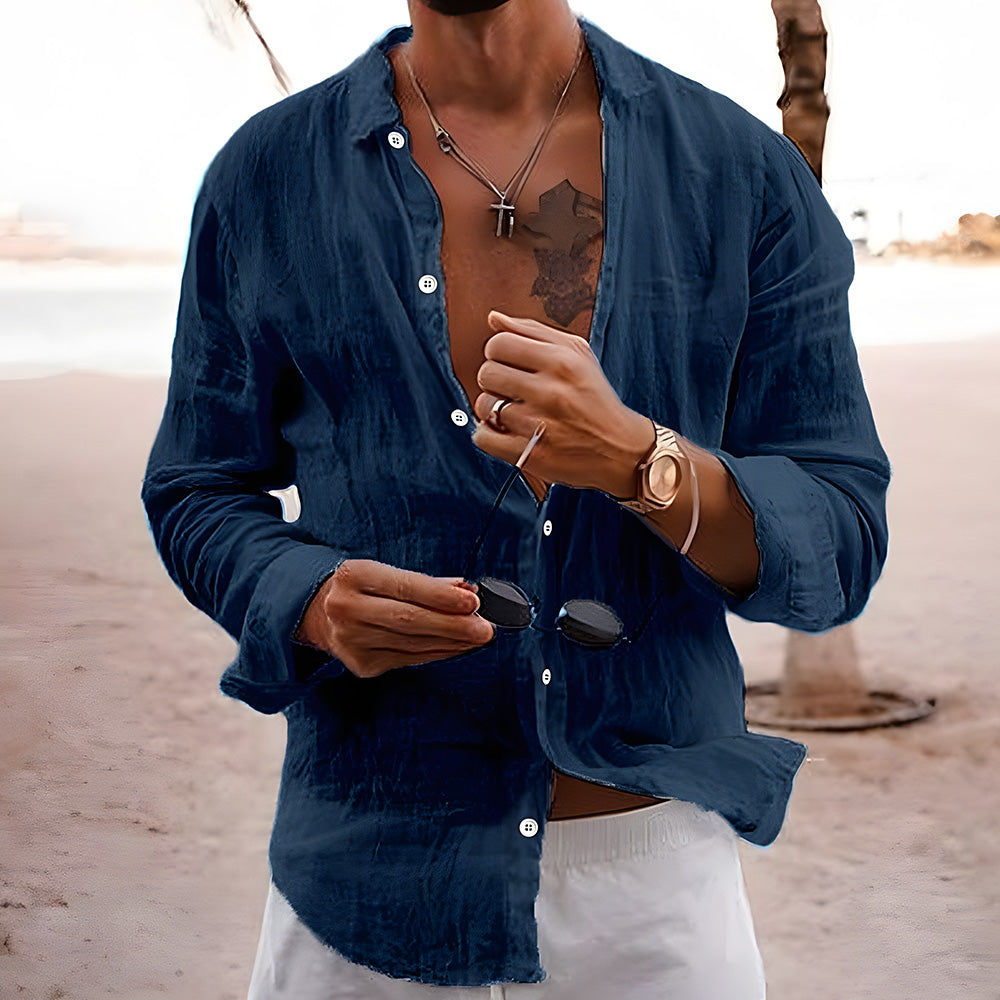 Oliver – Relaxed Fit Button-Up Shirt - Image 4