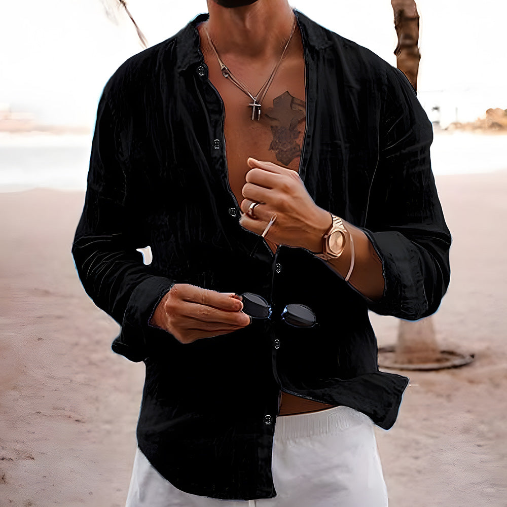Oliver – Relaxed Fit Button-Up Shirt - Image 5
