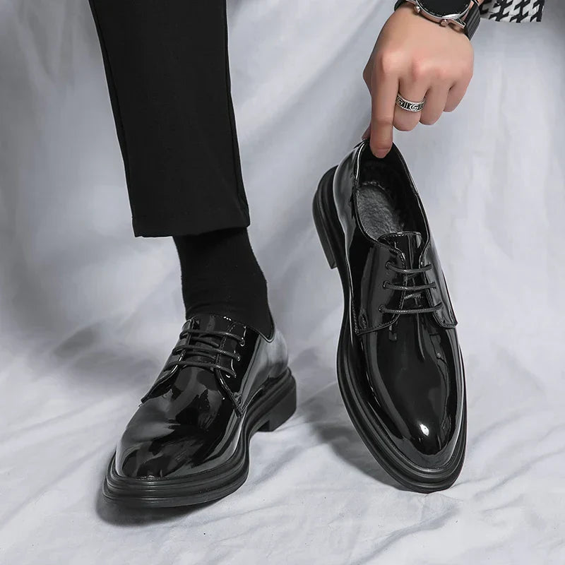 Dominik – Patent Derby Shoes - Image 4