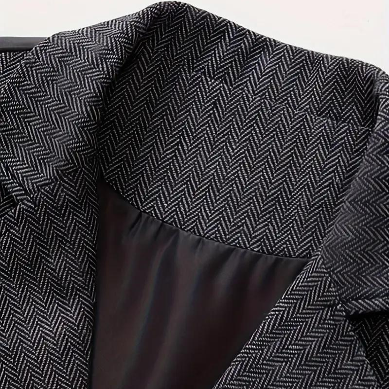 Felix – Stylish Herringbone Waistcoat Vest - Image 8