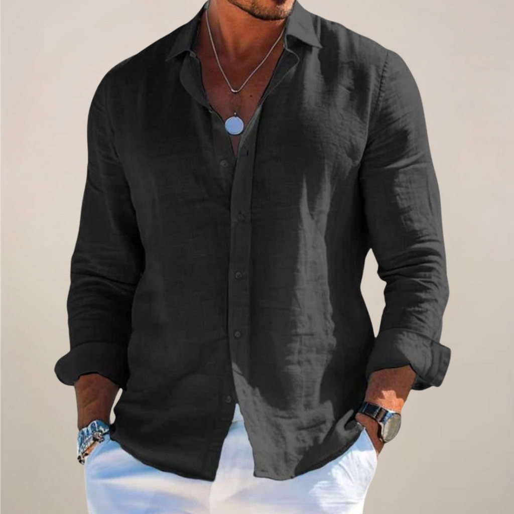 Marcel – Long Sleeve Button-Up Shirt - Image 4