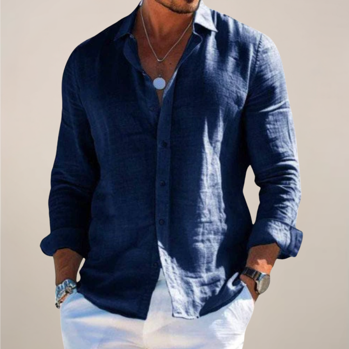 Marcel – Long Sleeve Button-Up Shirt - Image 5
