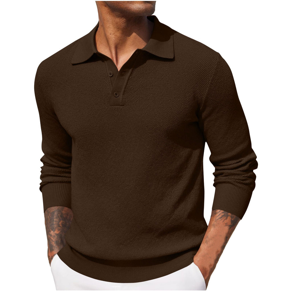 Rene – Long sleeves Breathable Polo shirt - Image 6
