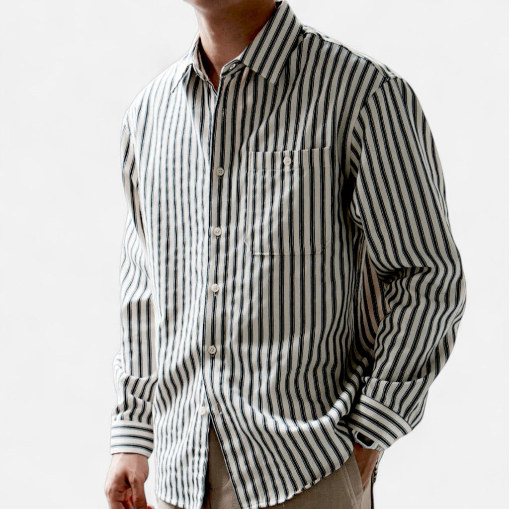 Felix – Long Sleeve Striped Shirt - Image 4
