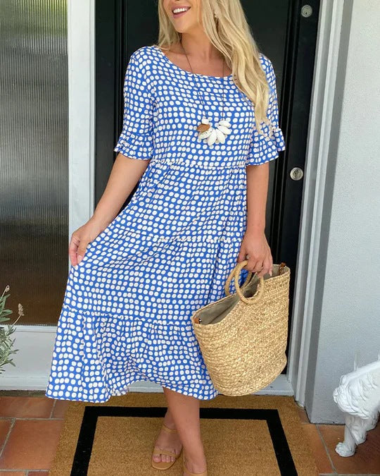 Carina – Women Floral Print Summer Dress - Image 5