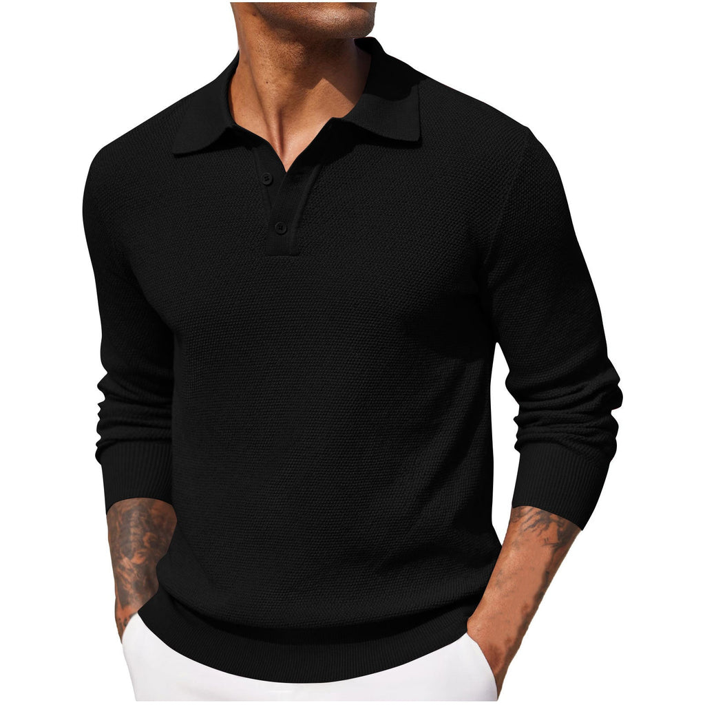 Rene – Long sleeves Breathable Polo shirt - Image 2