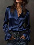 Karin – Women Elegant Silk Blouse - Image 8