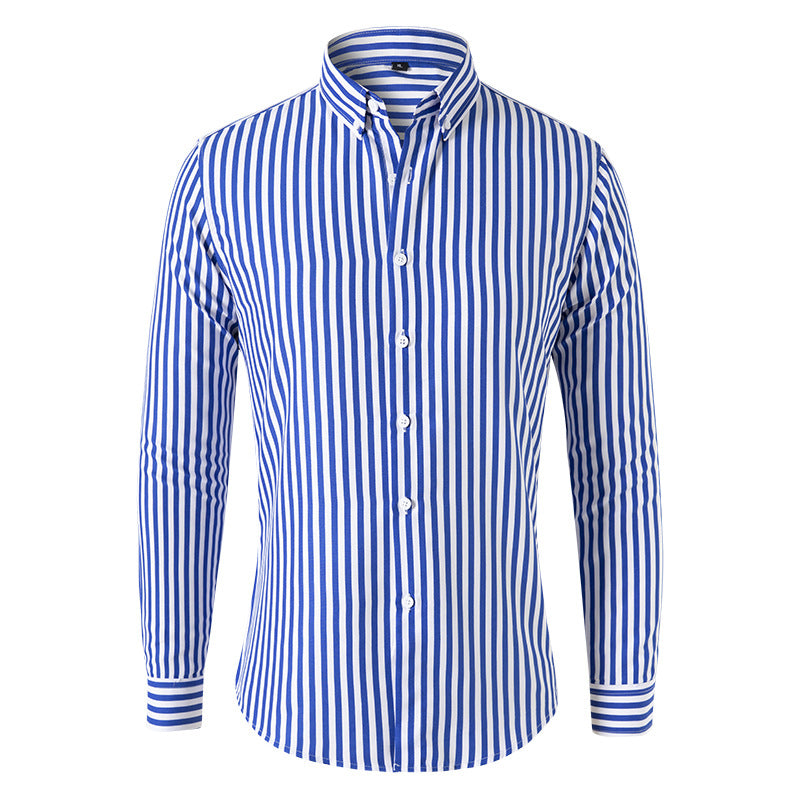 Oliver – Męska koszula w pionowe pasy o eleganckim, dopasowanym kroju