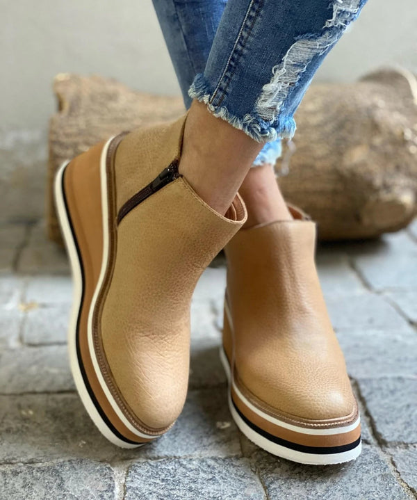 Lucía – Wsuwane botki casual na platformie damskie