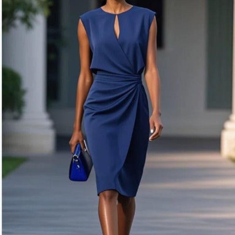 Erika – Elegant Wrap Dress for Women - Image 2
