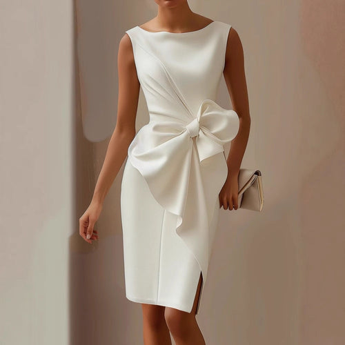 Anna – Elegant sleeveless mini dress for Women - Image 2