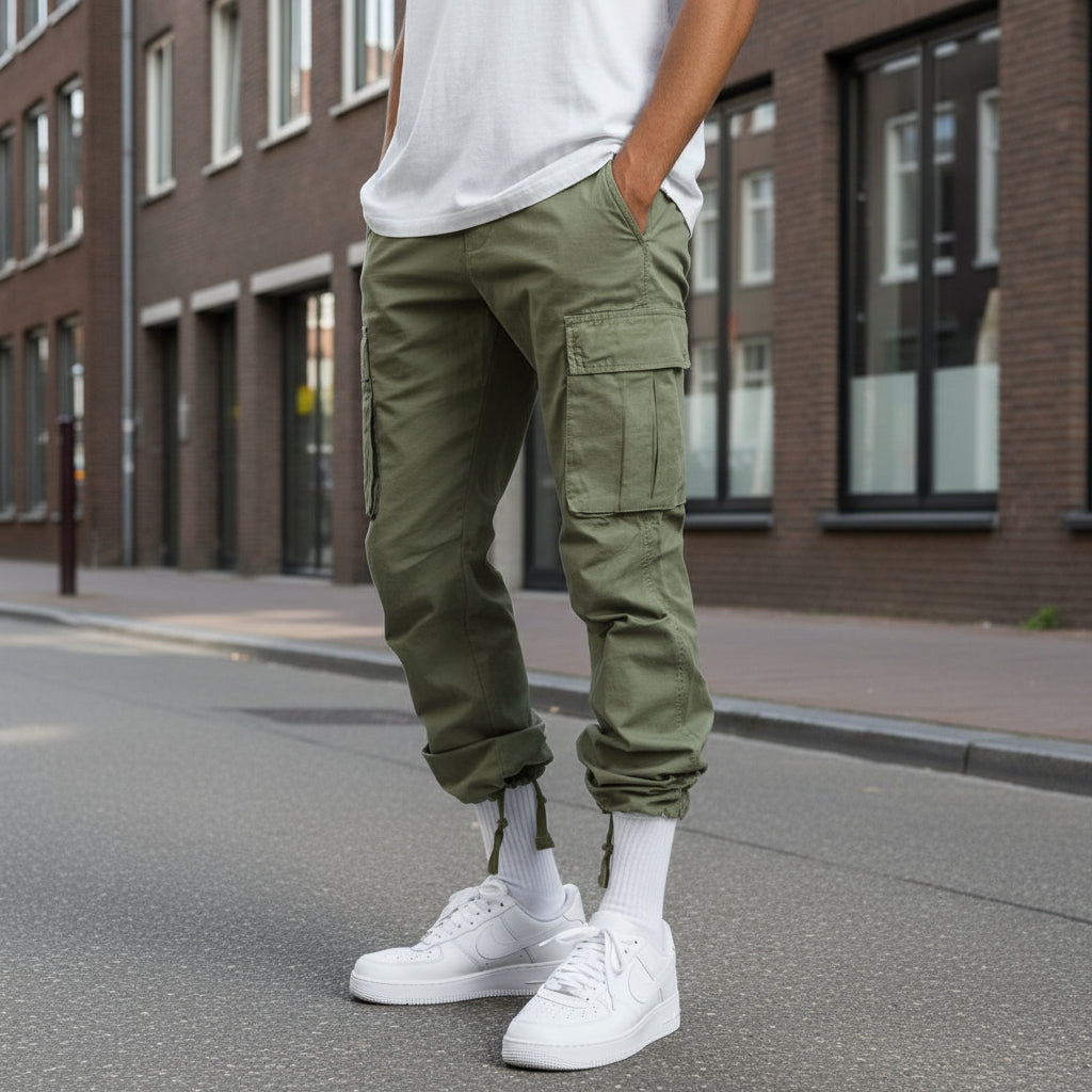 Norbert –  Drawstring Cargo Pants - Image 9