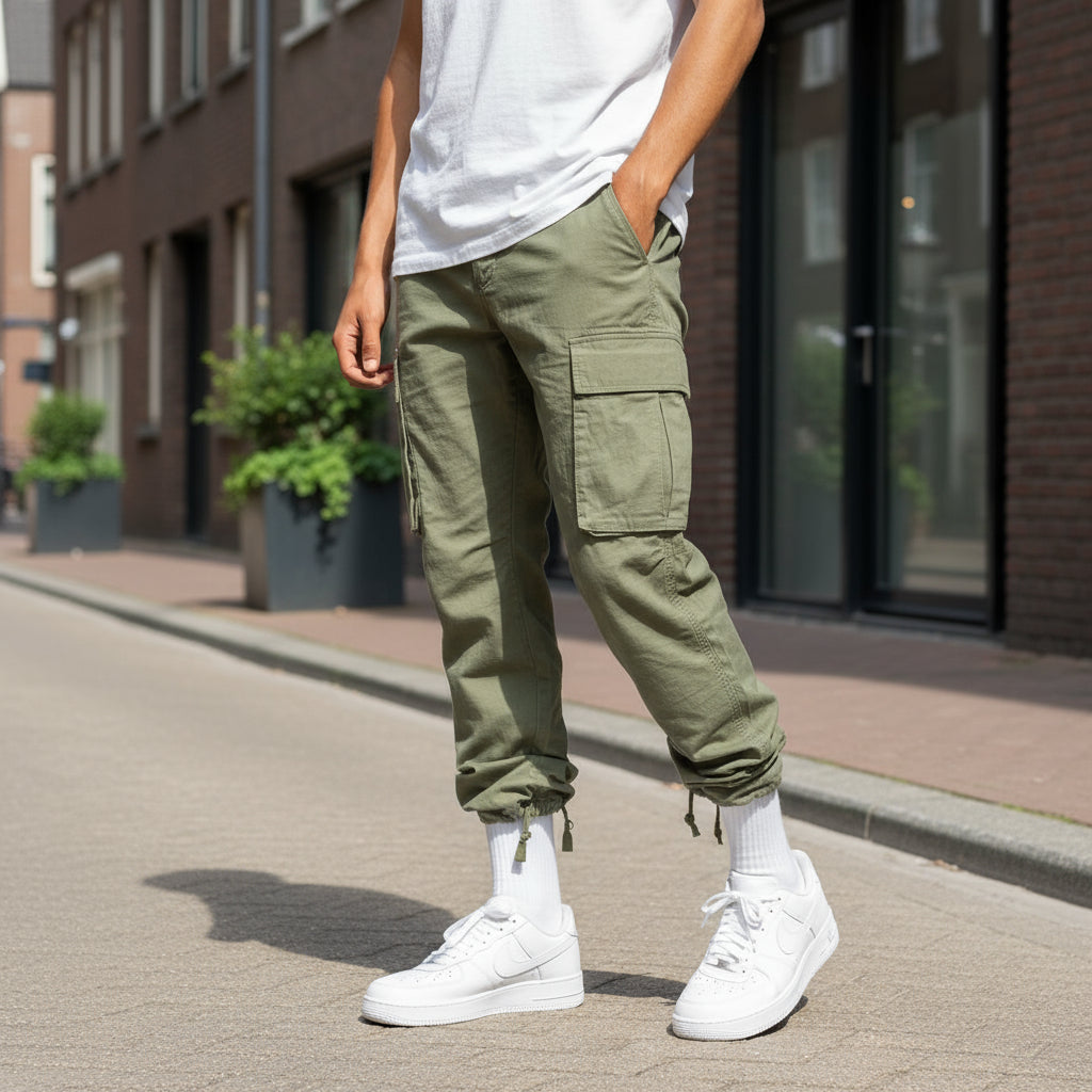 Norbert –  Drawstring Cargo Pants - Image 8