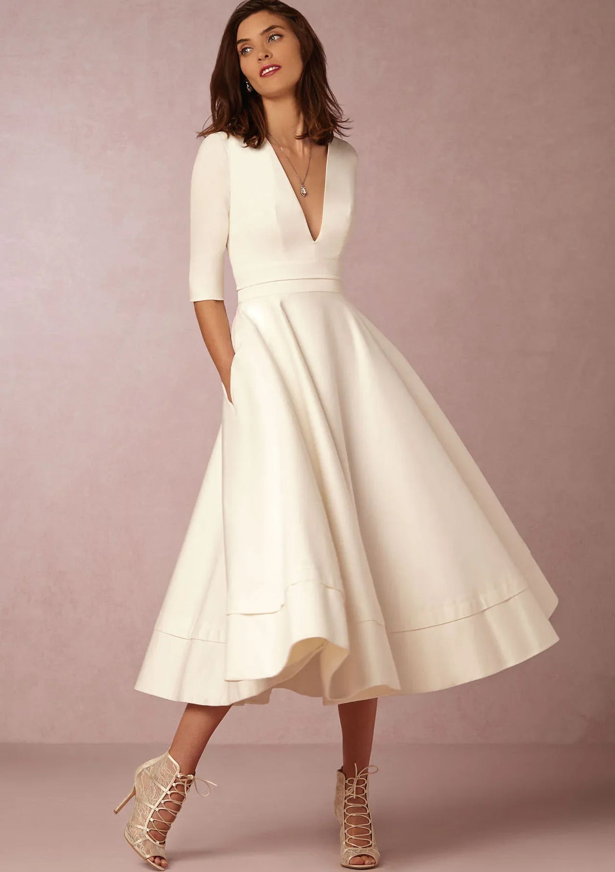 Johanna – Elegant A-line Dress for Women - Image 13