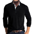 Kevin – Stylish Long Sleeve Polo Shirt - Image 1