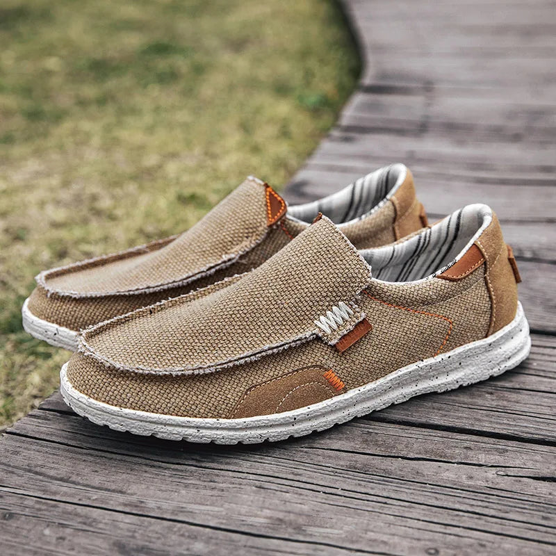 Oliver – Southport Canvas Slip-On Shoes - Image 1