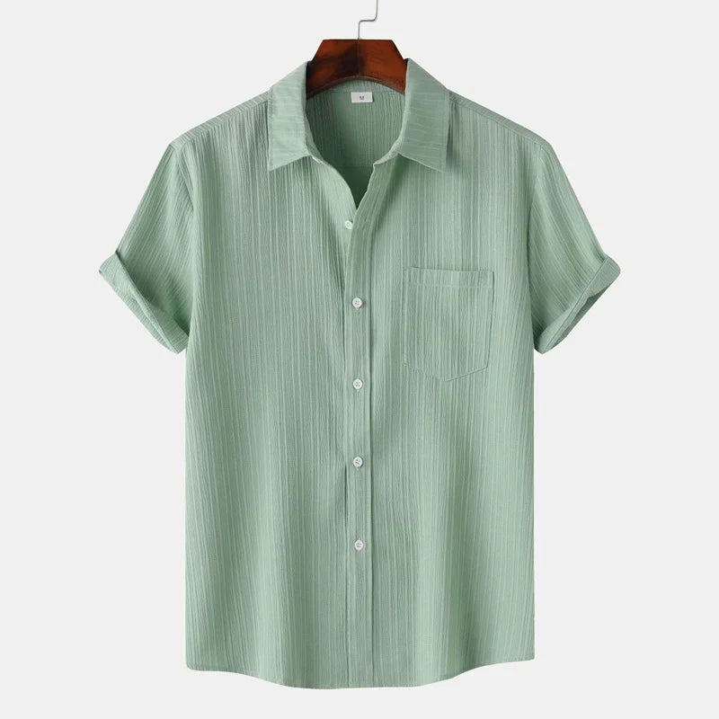 Noah – Polo Collar Short Sleeve Shirt - Image 10