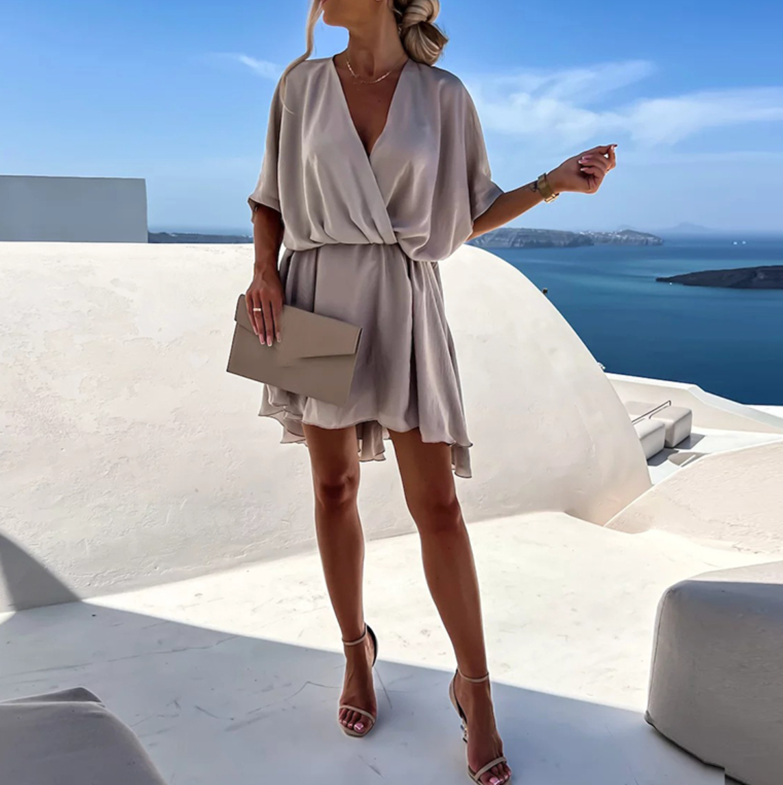 Anna – Elegant Wrap Summer Dress - Image 6