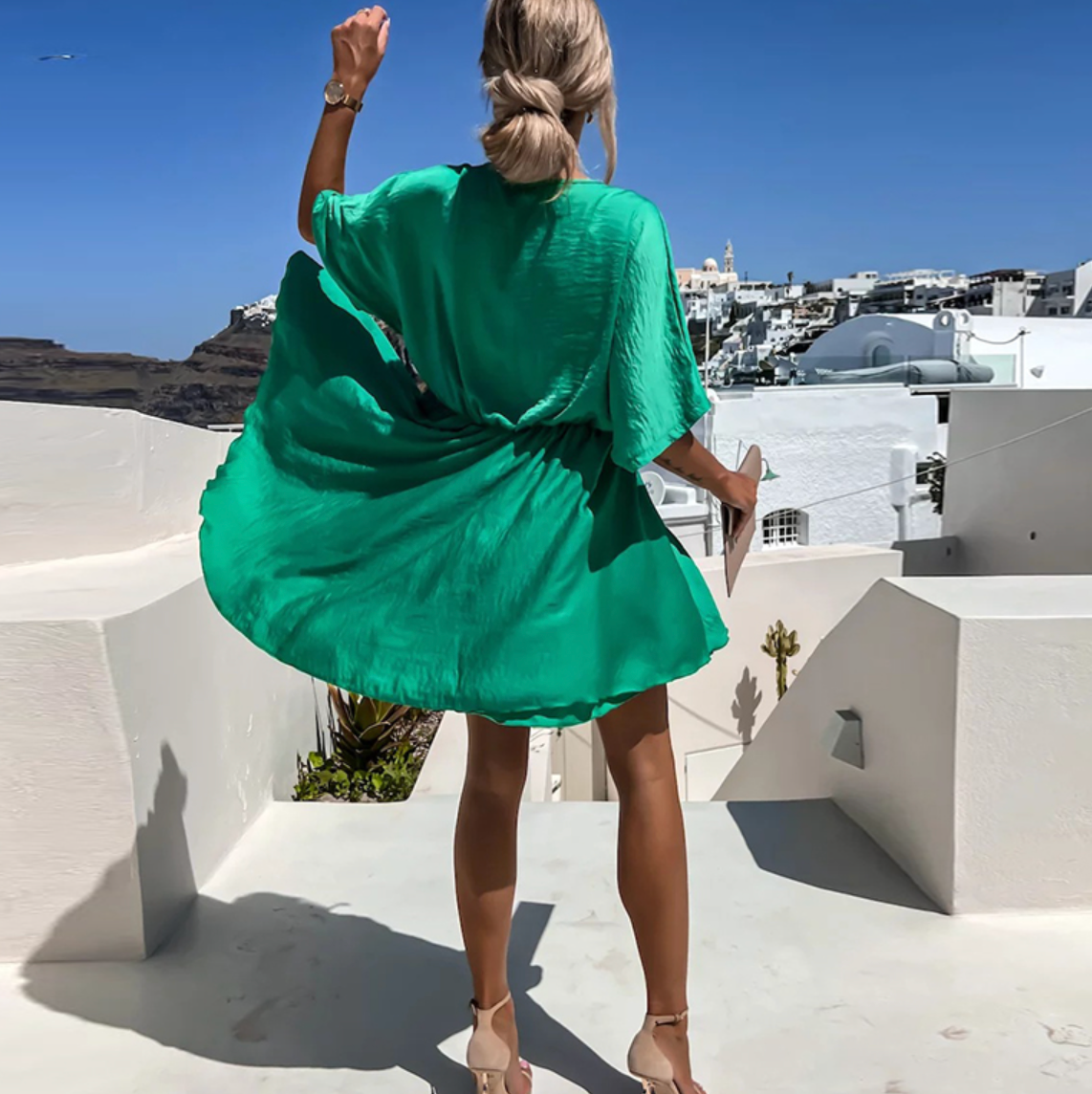 Anna – Elegant Wrap Summer Dress - Image 5
