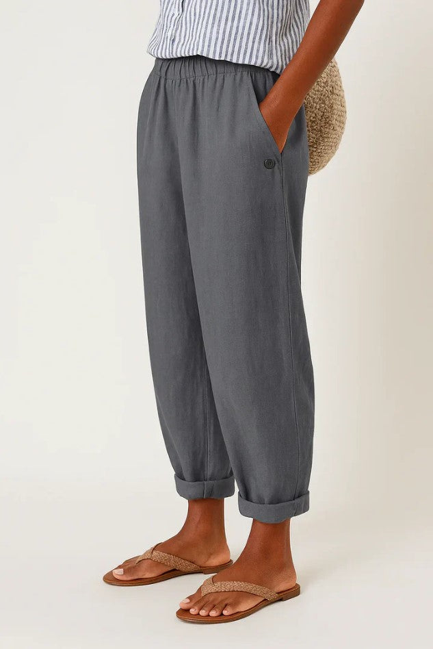 Anna – Relaxed Plain Summer Trousers - Image 5