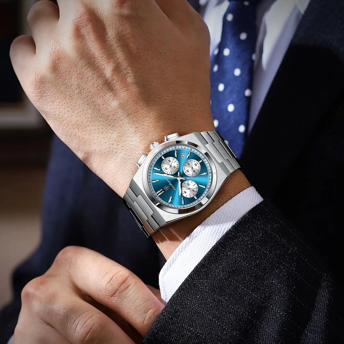 Gino – Luxury Chronograph Panda Watch - Image 2